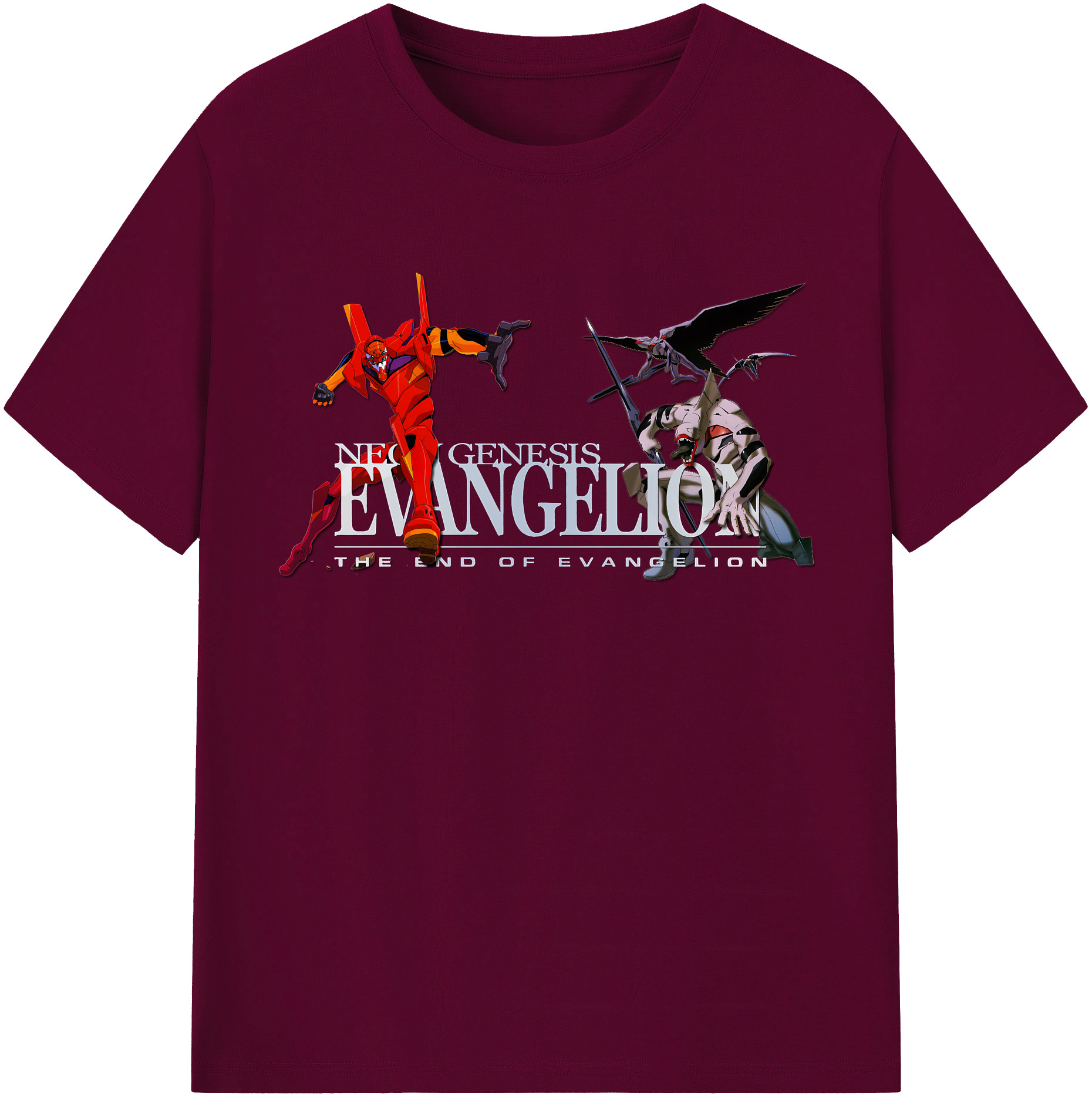 （画像用） EVA 新世紀エヴァンゲリオン レディースカジュアルプリントTシャツ（綿100％）